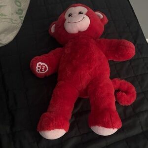 Red Build-A-Bear monkey